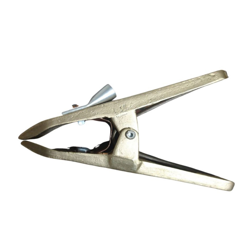 Pinza Porta Masa Tdf 500 Amp. De Bronce Fundido Soldadora